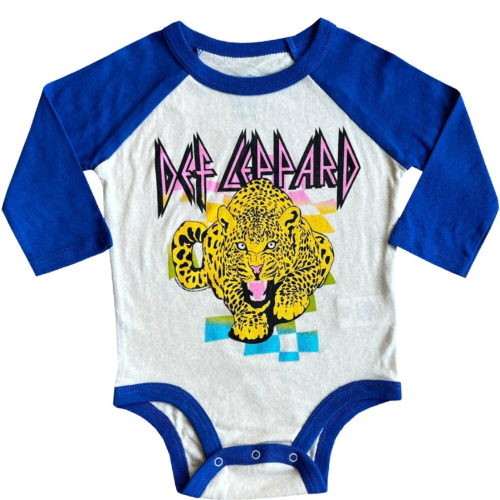 Rowdy Sprout Def Leopard Onesie